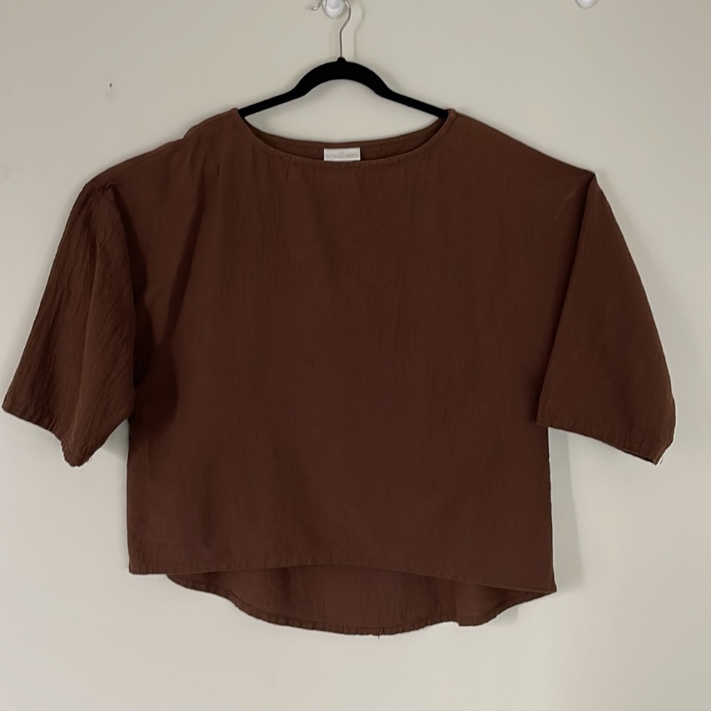 Soft Surroundings Oversized Blouse Drop Shoulder Top Sz XL - Picture 5 of 12